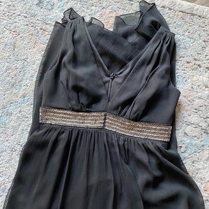 BCBGMaxazaria/Max and Cleo Black Floor Length Formal Gown